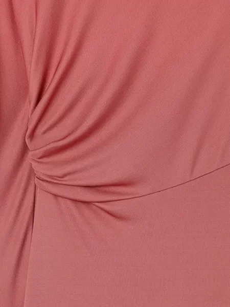 Rochie midi Retori drapată roz