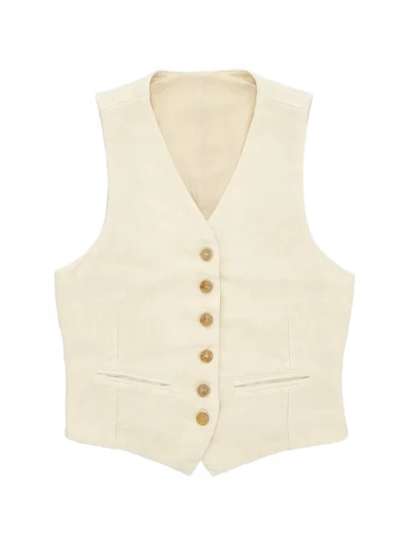 Vestă cu nasturi Fortela cu decolteu în V