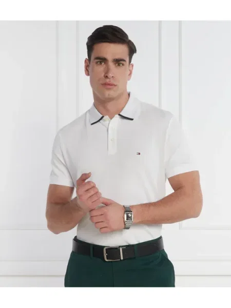 Tommy Hilfiger Tenisz póló | pique fehér