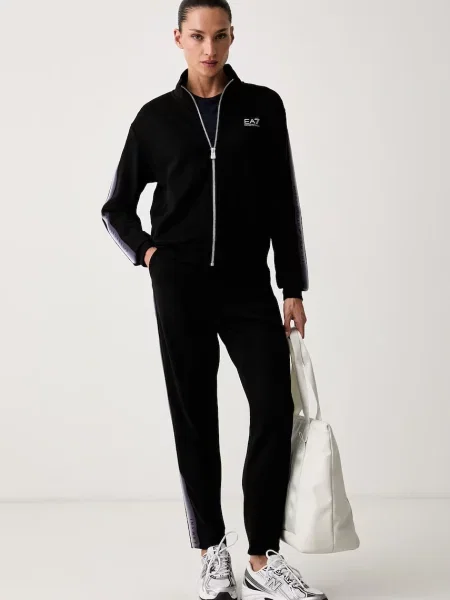Melegítő szett Ea7 Emporio Armani fekete