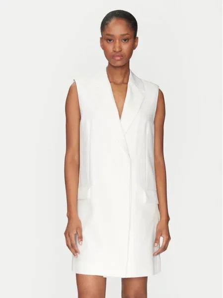 Koktejlové šaty Topaz bílá