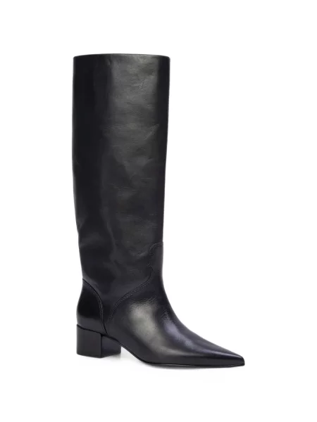Členkové topánky Black Suede Studio čierna