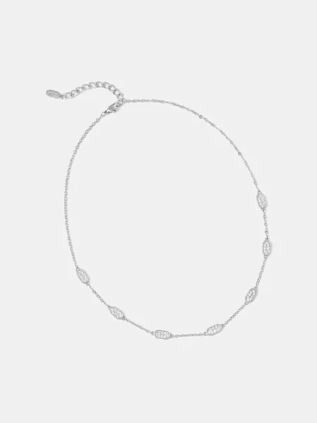 Colier Karl Lagerfeld argintiu