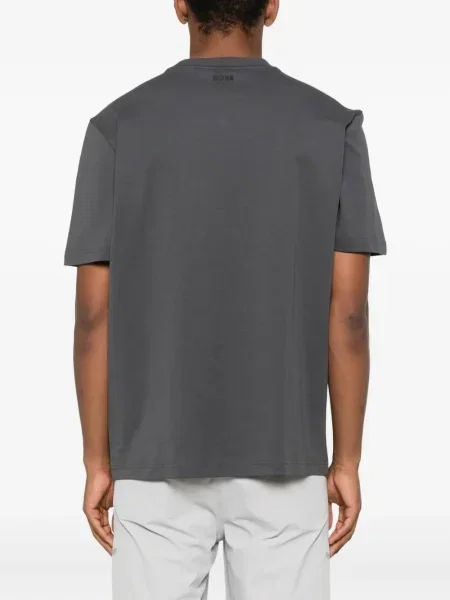 Tricou Boss cu imagine gri