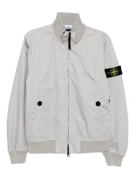 Geacă bomber Stone Island cu strasuri gri