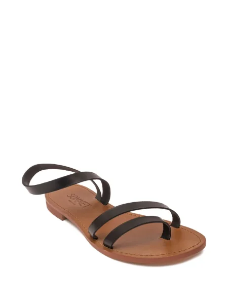 Sandale Sommet din piele negru