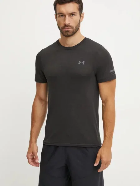 Under Armour Běžecké tričko Seamless Stride černé