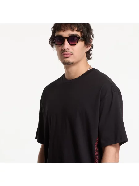 Тениска Hugo Boss Tiki T-Shirt Black M черно