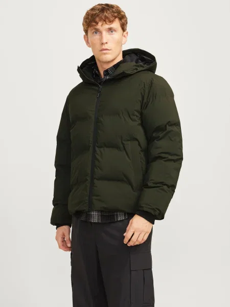 JACK & JONES Geacă de iarnă JJPAYNE închis verde