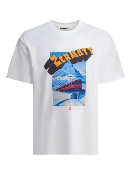 Tricou Vietti Merchandise cu decolteu rotund alb