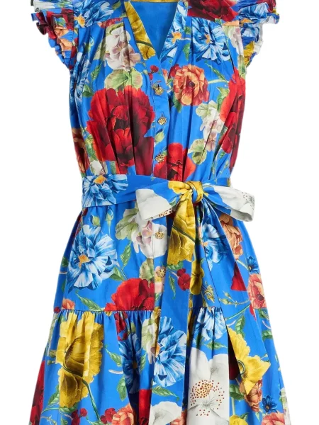 Rochie mini Alice + Olivia albastru