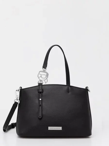 Karl Lagerfeld Vrečasta torba SMALL IKON črna