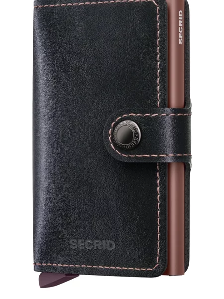 Кожен портфейл Secrid MIRUM черно