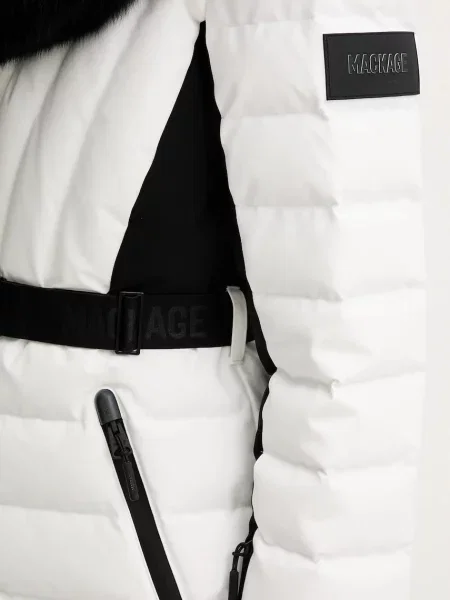 Пухова лижна куртка MACKAGE ELITA-ZR білий