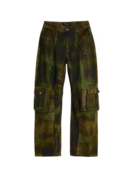 Desigual Pantaloni kaki / oliv