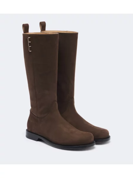 Cizme Jw Anderson din piele de căprioară maro