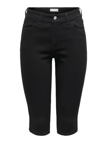 JDY Pantaloni scurți de blugi Moon Skinny Fit negru