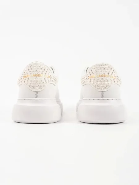 Karl Lagerfeld Kore sneakersy skórzane białe