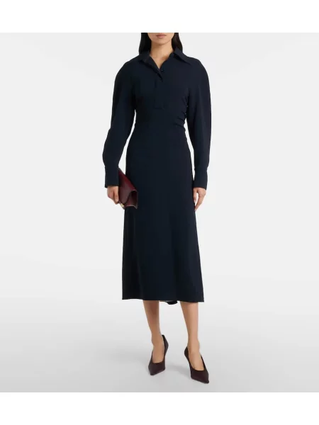 Rochie Victoria Beckham de costum albastru