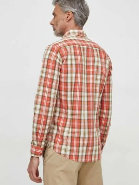 Cămașă Pepe Jeans portocaliu