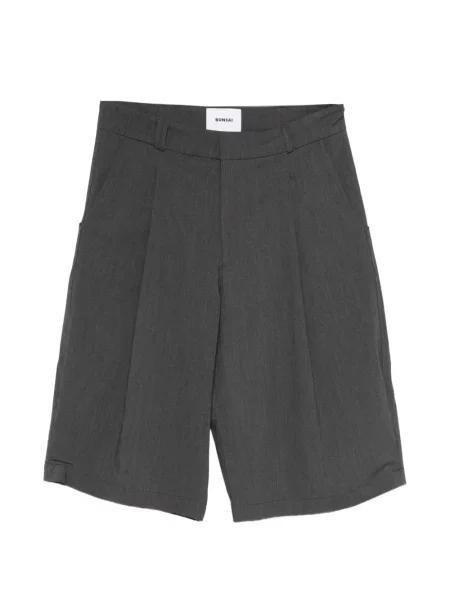 Plisované kraťasy Bonsai šedé