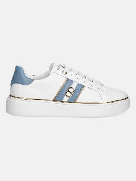 Sneakersy Twinset skórzane białe
