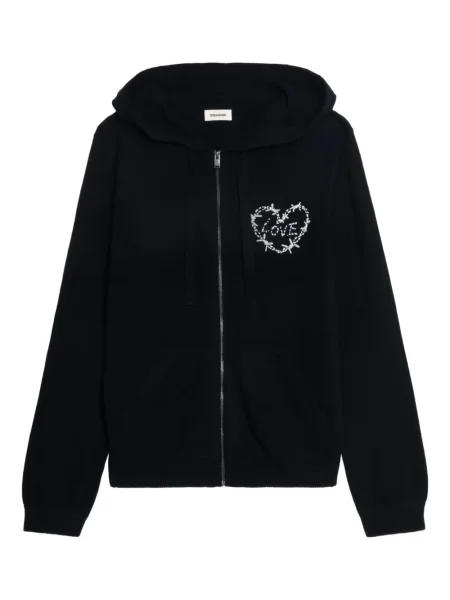 Majica s kapuljačom Zadig&voltaire crna