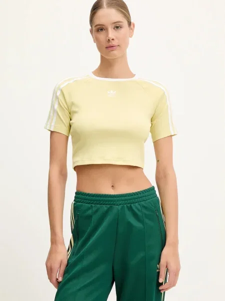 Тениска adidas Originals дамска жълто