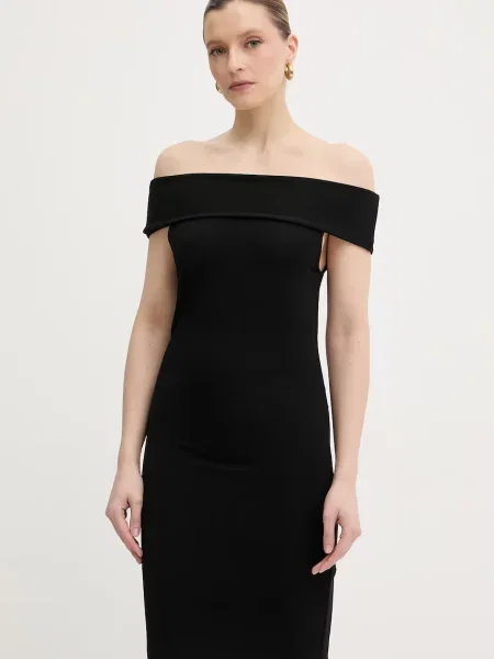 Armani Exchange rochie mică neagră