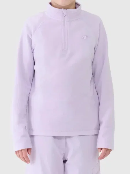 Gyerek fleece melegítő felső 4f lila