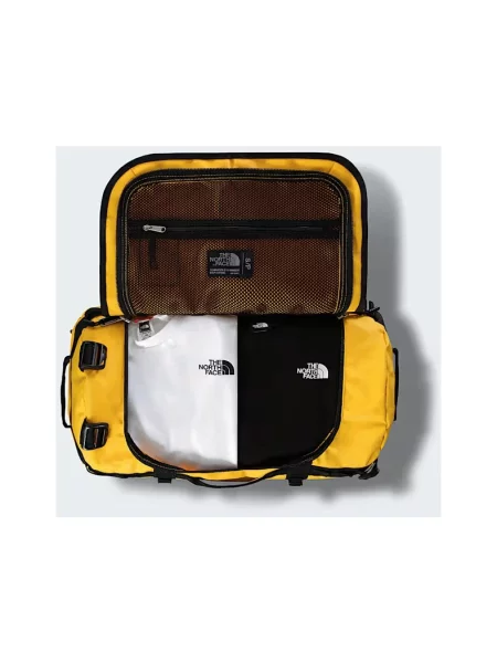 Torba podróżna The North Face Base Camp Duffel S 50 l summit gold/black/npf żółta