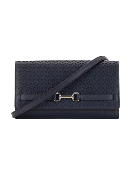 Torebka crossbody Michael Kors skórzana niebieska