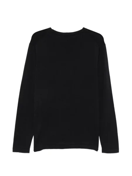 Pulover Outfit cu decolteu rotund negru