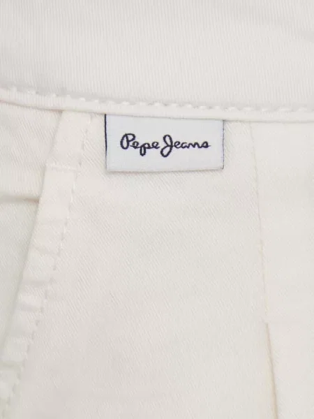 Джинсовые шорты Pepe Jeans бежевые
