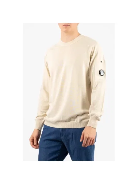 Dzianinowy sweter C.p. Company beżowy