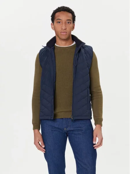 Paul&Shark Brezrokavnik Mornarsko modra