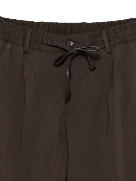 Pantaloni Daniele Alessandrini cu cordon maro