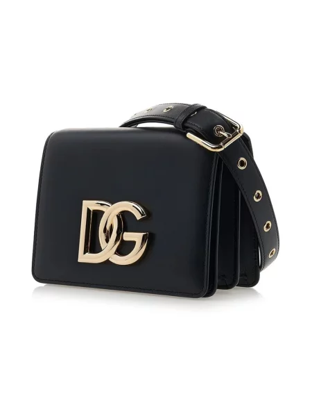Torebka Dolce And Gabbana skórzana czarna