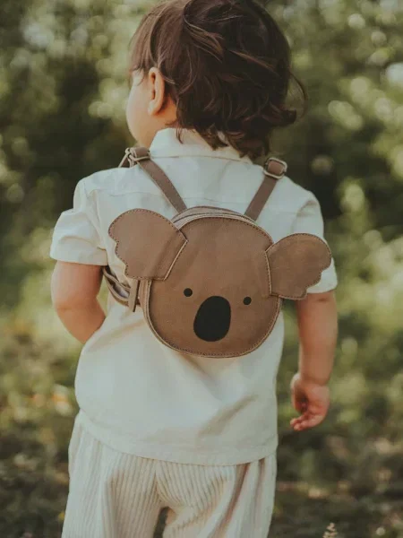 Donsje Дитячий шкіряний рюкзак Kapi Classic Backpack Koala