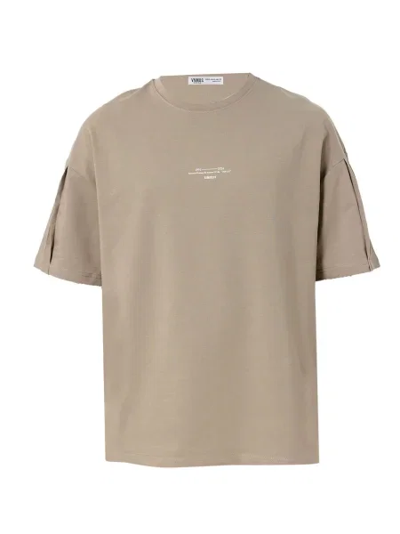 VAMOS CLO Tricou Marigold bej alb