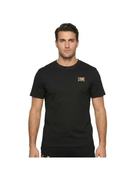 Scurt tricou Leone 1947 cu mâneci scurte negru