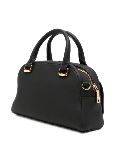 Shopper kabelka Love Moschino s autogramem černá
