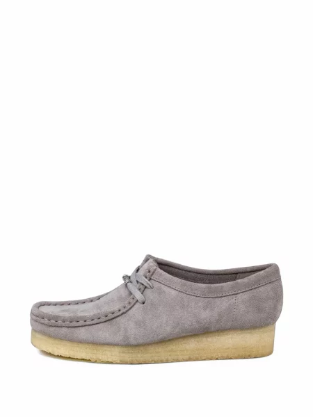 Pantofi loafer Clarks din piele de căprioară gri