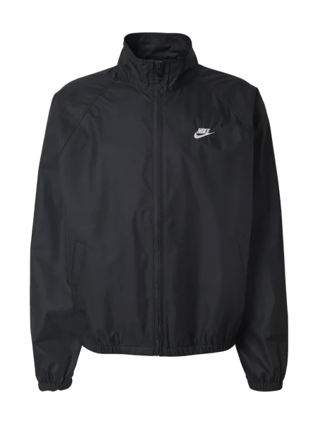 Nike Sportswear Geacă de primăvară-toamnă negru alb