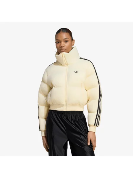 Jacheta adidas Adicolor Short Puffer Jacket Warm Vanilla XS