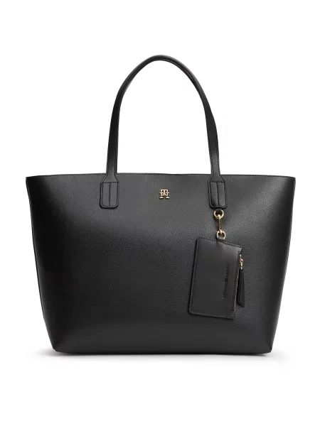 Tommy Hilfiger Geantă shopper TH ICON negru