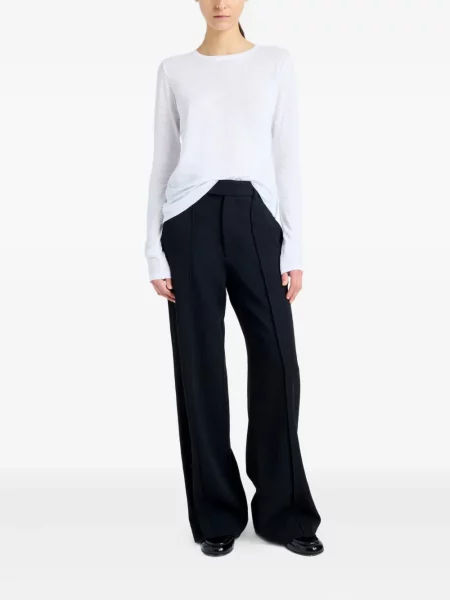 Tricou Proenza Schouler din jerseu lung alb