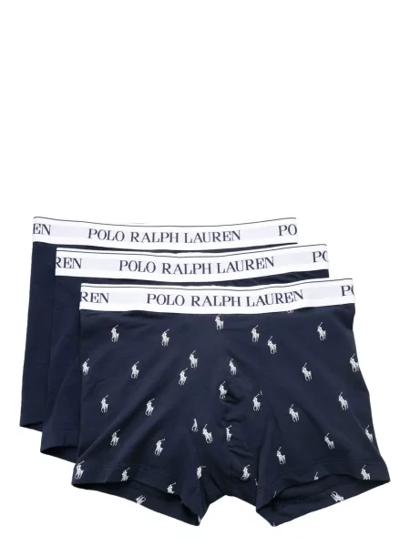 Șosete Polo Ralph Lauren din piele cu imagine albastru