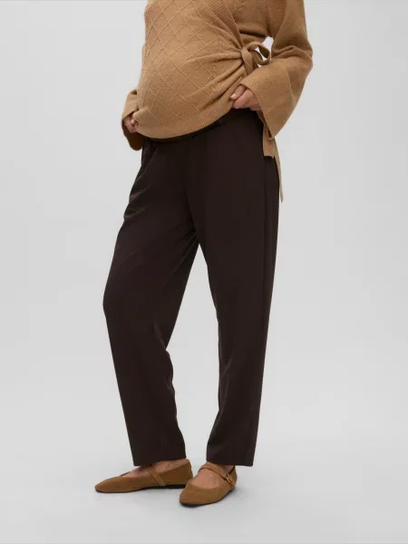 MAMALICIOUS Pantaloni MLSimmi închis maro