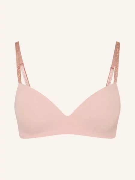 Calvin Klein Trojúhelníková Podprsenka Lift Wirefree růžová